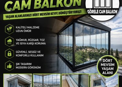 Görele Cam Balkon PVC Alüminyum Doğrama
