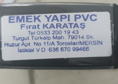 Emek yapı PVC sistemleri